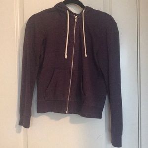 Divided/H&M zip-up purple hoody in size S.